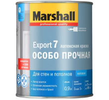 Marshall Export-7 краска водно-дисперсионная для стен и потолков матовая база BW (0,9л)