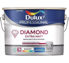 Dulux Trade Diamond Extra Matt краска водно-дисперсионная повышенной прочности и износостойкости для стен и потолков глубокоматовая база BW ( 9л)