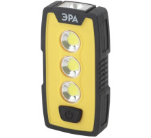 ЭРА фонарь рабочий RB-802 серия Практик 6W COB+1W LED, пласт. 3хААА, крюч. магн. клип. IP65 BL