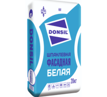 Шпатлевка ФАСАДНАЯ БЕЛАЯ DONSIL Донсил 20кг (64шт)
