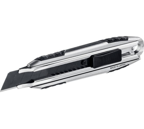 Купить OLFA Нож X-design, цельная алюмин. рукоятка, AUTOLOCK фиксатор 18 мм. Корпус из нержавеющей стали , Ультра-острое черное сегментированное лезвие LBB шириной 18 мм Купить OLFA Нож X-design, цельная алюмин. рукоятка, AUTOLOCK фиксатор 18 мм. Корпус из нержавеющей стали , Ультра-острое черное сегментированное лезвие LBB шириной 18 мм