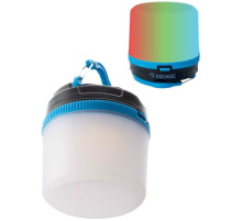 КОСМОС фонарь кемпинговый КОС602В 3хR03(AAA) св/д. 2W+RGB, 60lm, 8м2, 360", ABS ручка для подвешивания IP54