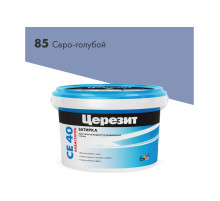 Затирка эластич. водооттал. противогриб. Церезит CE 40 серо-голубая (2 кг)