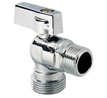 Шаровой кран для стир.маш. угловой "Valtec" (1/2"х3/4") (Vt.392.N.05) 6913