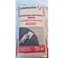 Цементно-песчаная смесь (ЦПС) М-300 VARHAN (25кг) Вархан пескобетон