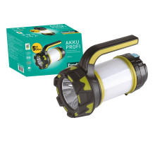 Camelion Фонарь-прожектор LЕD5124 (акк. 2х18650) СОВ 5W(300lm)+40SMD+20 красн, 6 реж., з/у 220V