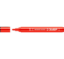 ЗУБР ММ-400, красный, 2 мм, круглый, меловой маркер, Профессионал (06332-3)
