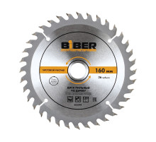 Диск пильный Biber 85244 160х20-16 z36, чистый рез