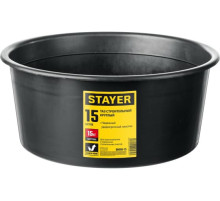 STAYER контейнер (таз) строительный круглый 15 л