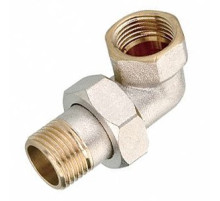 сгон угловой (американка) "thermofix" (никель) (15 г/ш)