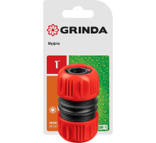 GRINDA GM-1, 1″, для шланга, ударопрочный пластик, ремонтная муфта (8-426340)