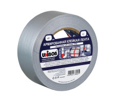 Клейкая лента армированная 48х10м серая (инд.упак) К 29835 Unibob