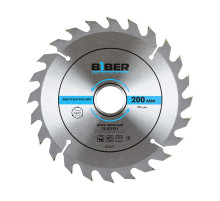 Диск пильный Biber 85251 200х32-30-20-16 z24, быстрый рез