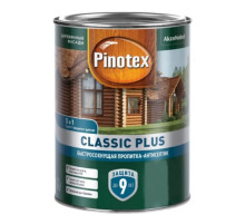 Pinotex Classic Plus быстросохнущая пропитка-антисептик 3 в 1 для древесины лиственница (0,9л) 5727618 Пинотекс
