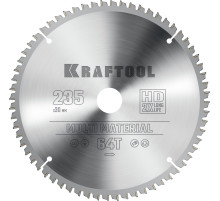 KRAFTOOL Multi Material, 235 х 30 мм, 64Т, пильный диск по алюминию (36953-235-30)