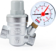 Редуктор давления мембранный ProFactor (с манометром) (1/2") (PF PRV 253G) 