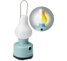 КОСМОС фонарь кемпинговый. КОС603В 3хR6(AA) св/д. 3W+пламя, 90lm, 12м2, 360", ABS ручка для подв. IP54