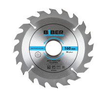 Диск пильный Biber 85243 160х 20-16 z20, быстрый рез