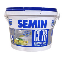 SEMIN CE 78 Шпатлевка (универсальная, синяя крышка) 3кг Семин