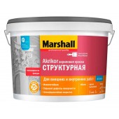 Marshall Akrikor Структурная краска водно-дисперсионная для внешних и внутренних работ BW (4,5л) 