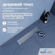Душевой трап двухсторонний линейный, хром RGW SDR-22 (400) купить в Сочи