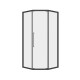 Душевой уголок стекло 6 мм, пятиугольный, форма трапеция, раздвижная дверь, RGW PA-86B (Прозрачное, 900x900) купить  в Сочи