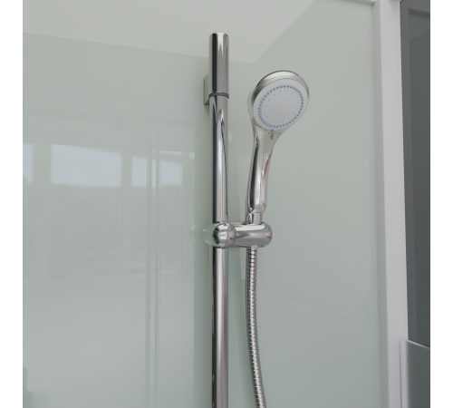 Душевая кабина прямоугольная, распашная дверь, стеклянная, профиль белый - RGW AN-207 (700x900, Белый) купить  в Сочи