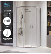 Комплект полукруг: RGW PA-52 900x900 + RGW SDR-22 + RGW SP-23