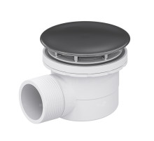 Сифон для душевых поддонов RGW Velplex QYD-06 графит