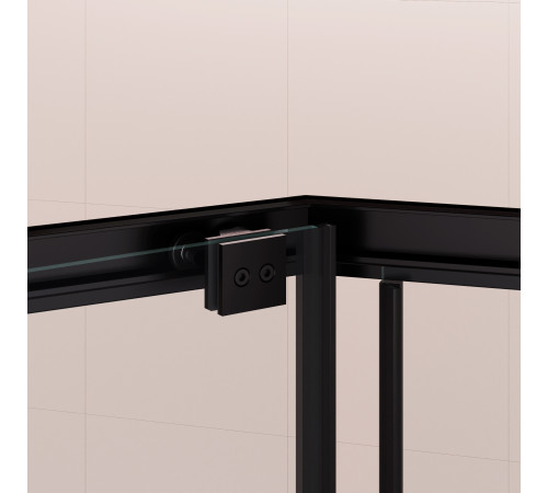 Душевой уголок стекло 6 мм, пятиугольный, форма трапеция, раздвижная дверь, RGW PA-86B (Прозрачное, 1000x1000) купить  в Сочи