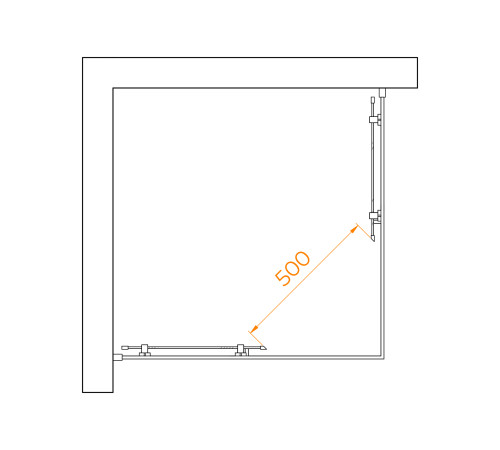 Душевой уголок RGW PA-030 (Прозрачное, 900x900) купить  в Сочи
