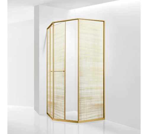 Душевой уголок RGW SV-82Gb "L" (Золотая вуаль, 900x900) купить  в Сочи
