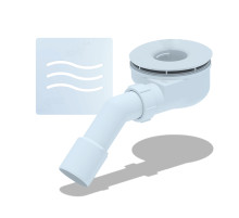 Сифон для поддонов E351C-01 Волна Белый