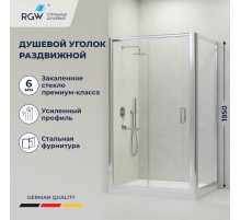 Душевой уголок RGW PA-045 (Прозрачное, 1000x800)