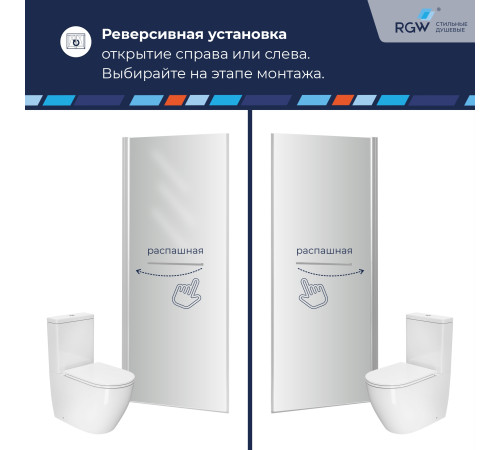 Душевая дверь RGW PA-103 (Матовое-Сатинат, 600) купить  в Сочи