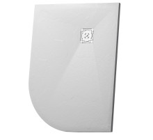 Душевой поддон асимметричный RGW ST/AL-W Белый (800x1200)