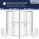 Душевая дверь RGW LE-12 (Прозрачное, 1500) купить в Сочи