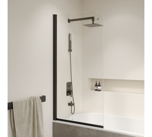 Шторка на ванну RGW SC-009B (Прозрачное, 800) купить  в Сочи