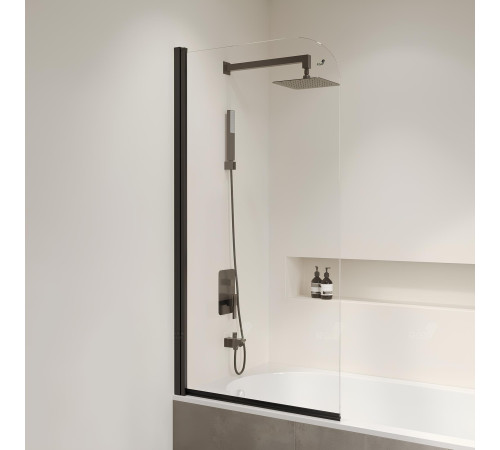 Шторка на ванну RGW SC-009B (Прозрачное, 800) купить  в Сочи