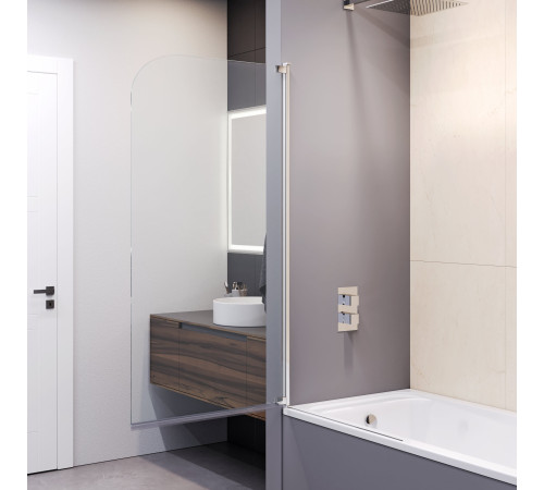 Шторка на ванну RGW SC-01 (Прозрачное, 800) купить  в Сочи