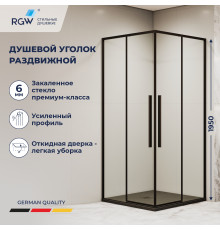 Душевой уголок RGW SV-31B (Прозрачное, 1000x1000)