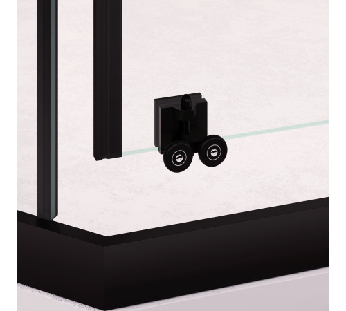 Душевой уголок стекло 6 мм, пятиугольный, форма трапеция, раздвижная дверь, RGW PA-86B (Прозрачное, 900x900) купить  в Сочи