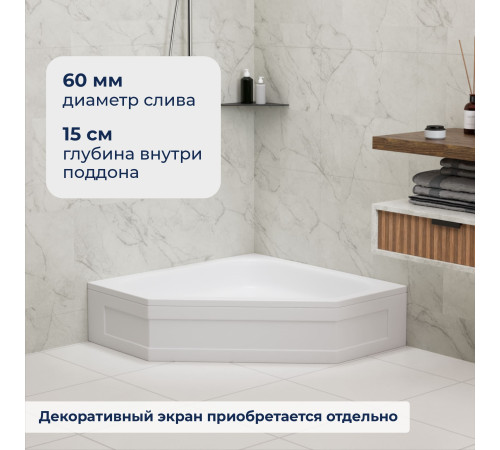Душевой поддон трапеция RGW BT/CL-S (800x800) купить в Сочи Душевой поддон трапеция RGW BT/CL-S (800x800) купить в Сочи