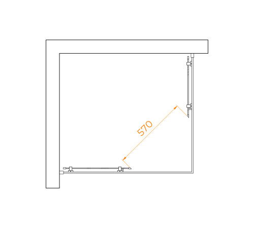Душевой уголок RGW PA-040 (Матовое-Сатинат, 900x1000) купить  в Сочи