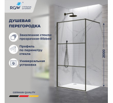 Душевая перегородка RGW WA-09B (Ribbed (Ребристое), 1000)