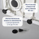 Душевой поддон полукруглый RGW SMC/R-C W Белый (900x900) купить  в Сочи