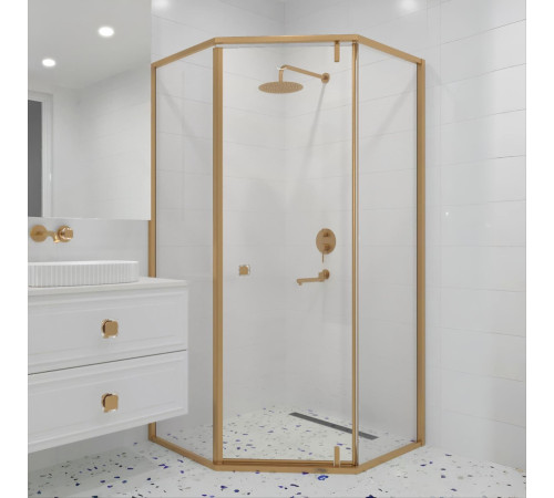 Душевой уголок RGW HO-088Gb (Прозрачное, 900x900) купить  в Сочи