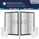 Душевая дверь RGW PA-016B (Матовое-Сатинат, 1200) купить в Сочи