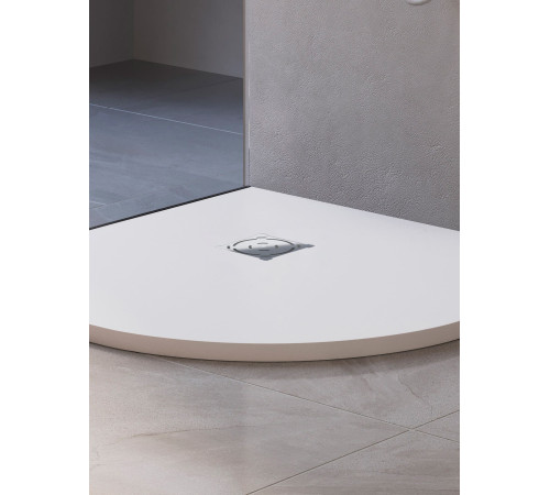 Душевой поддон полукруглый RGW ST/R-W Белый (900x900) купить  в Сочи