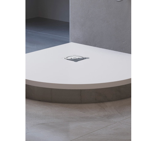 Душевой поддон полукруглый RGW ST/R-W Белый (900x900) купить  в Сочи